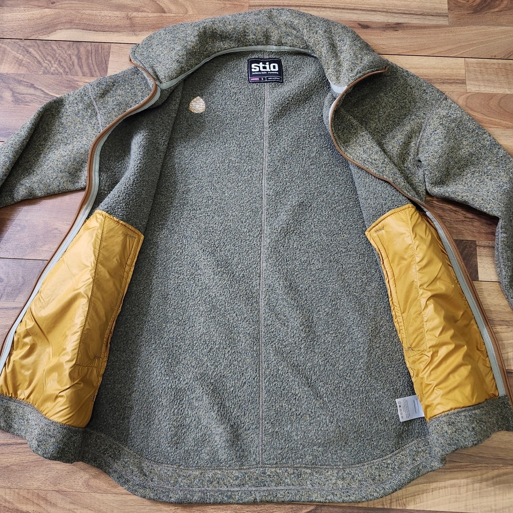Stio Women's Sweetwater Fleece Jacket Size Small Heathered Olive - Picture 16 of 16